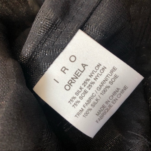 IRO Ornela Burnout Silk Blend Top - Picture 6 of 11